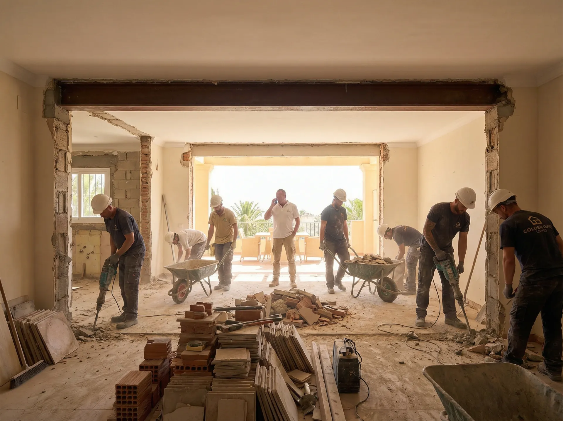 Kitchen renovation — view 2