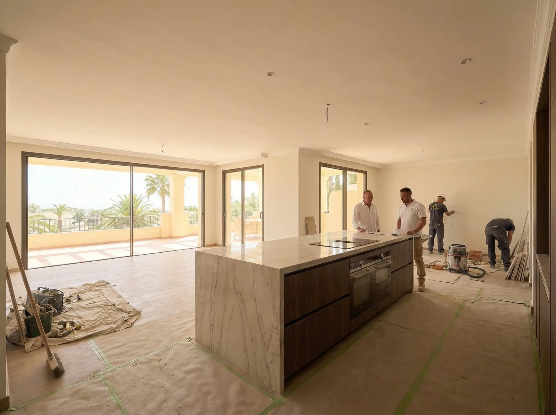 Kitchen renovation — view 3