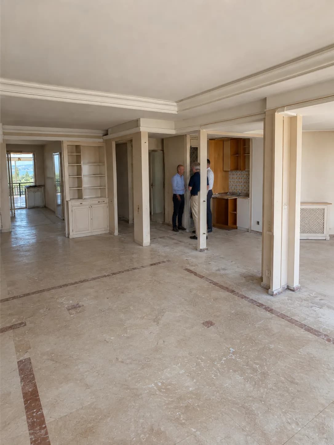 Original kitchen before the Marbella penthouse renovation