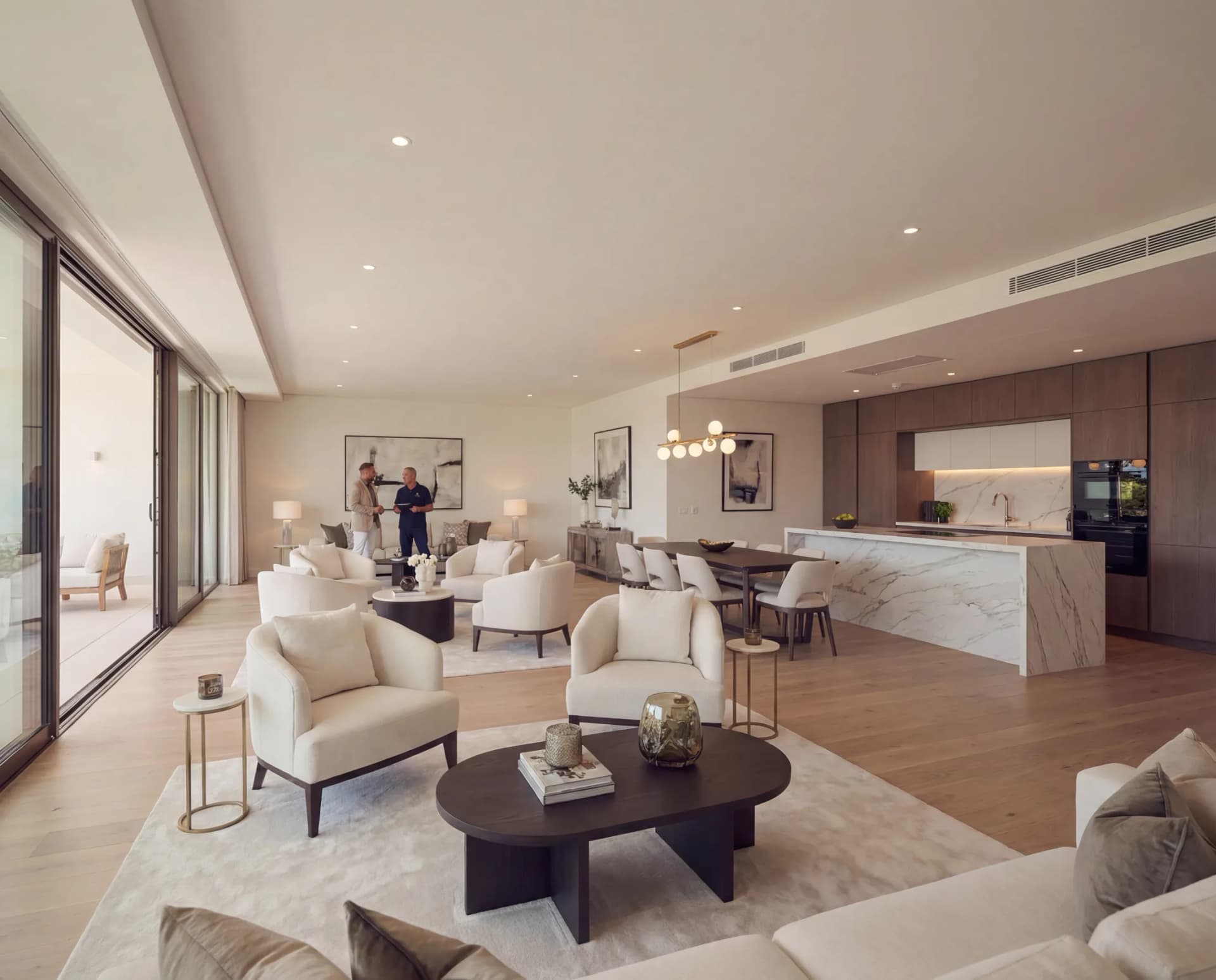 Penthouse interior — completed