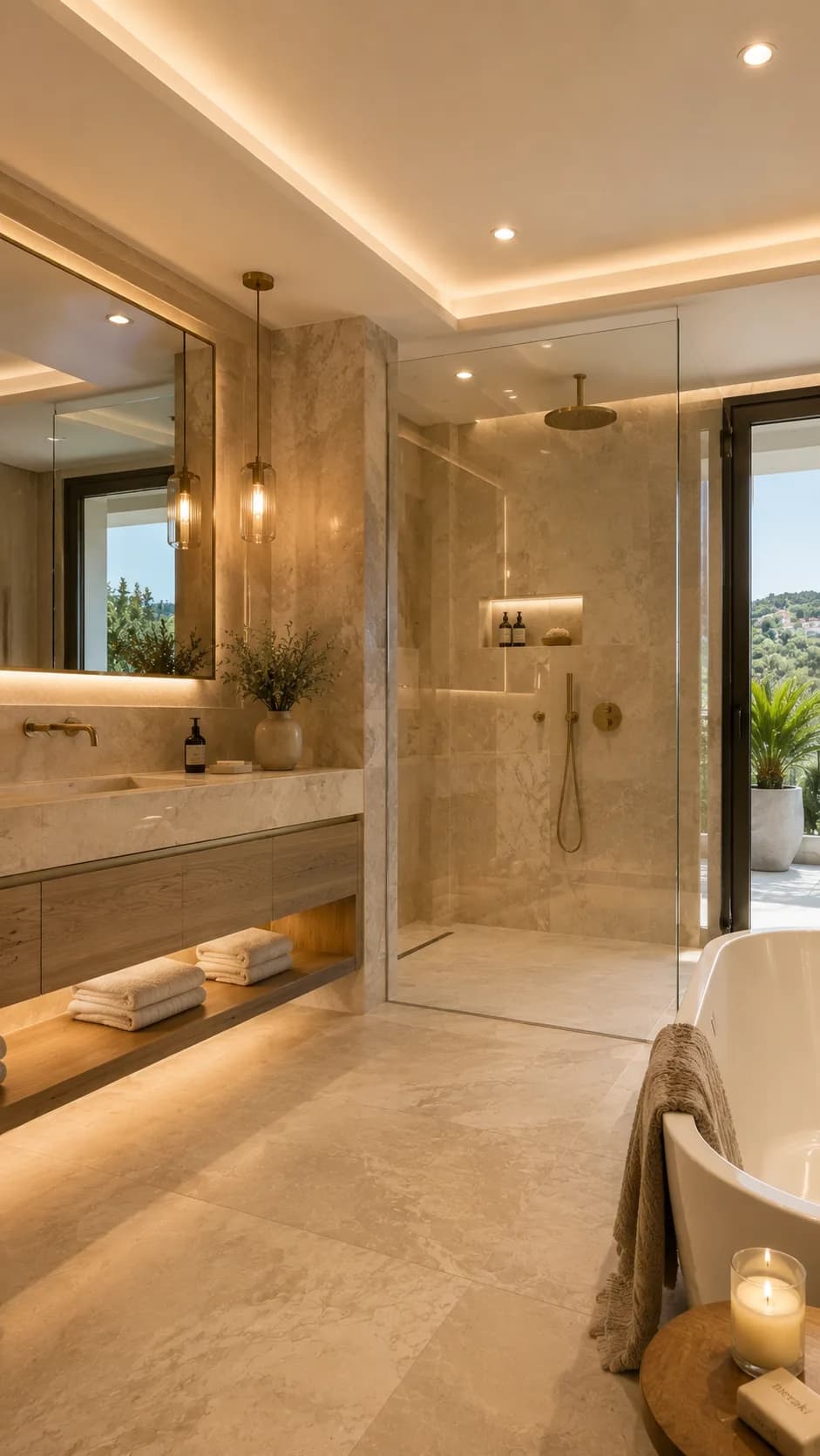 Completed bathroom after renovation
