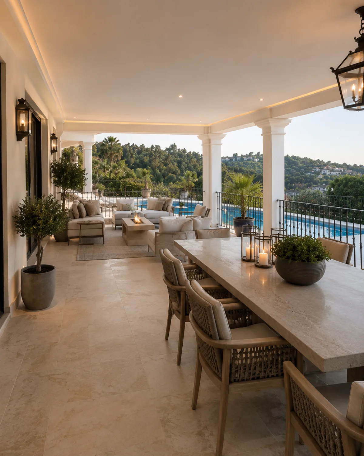 Terrace and outdoor living — completed