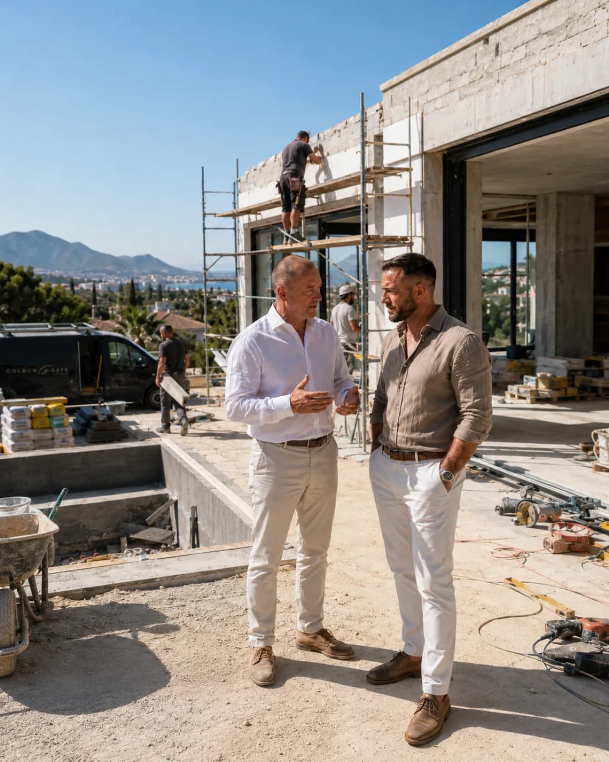 Villa construction project in Marbella managed by Golden Gate Living