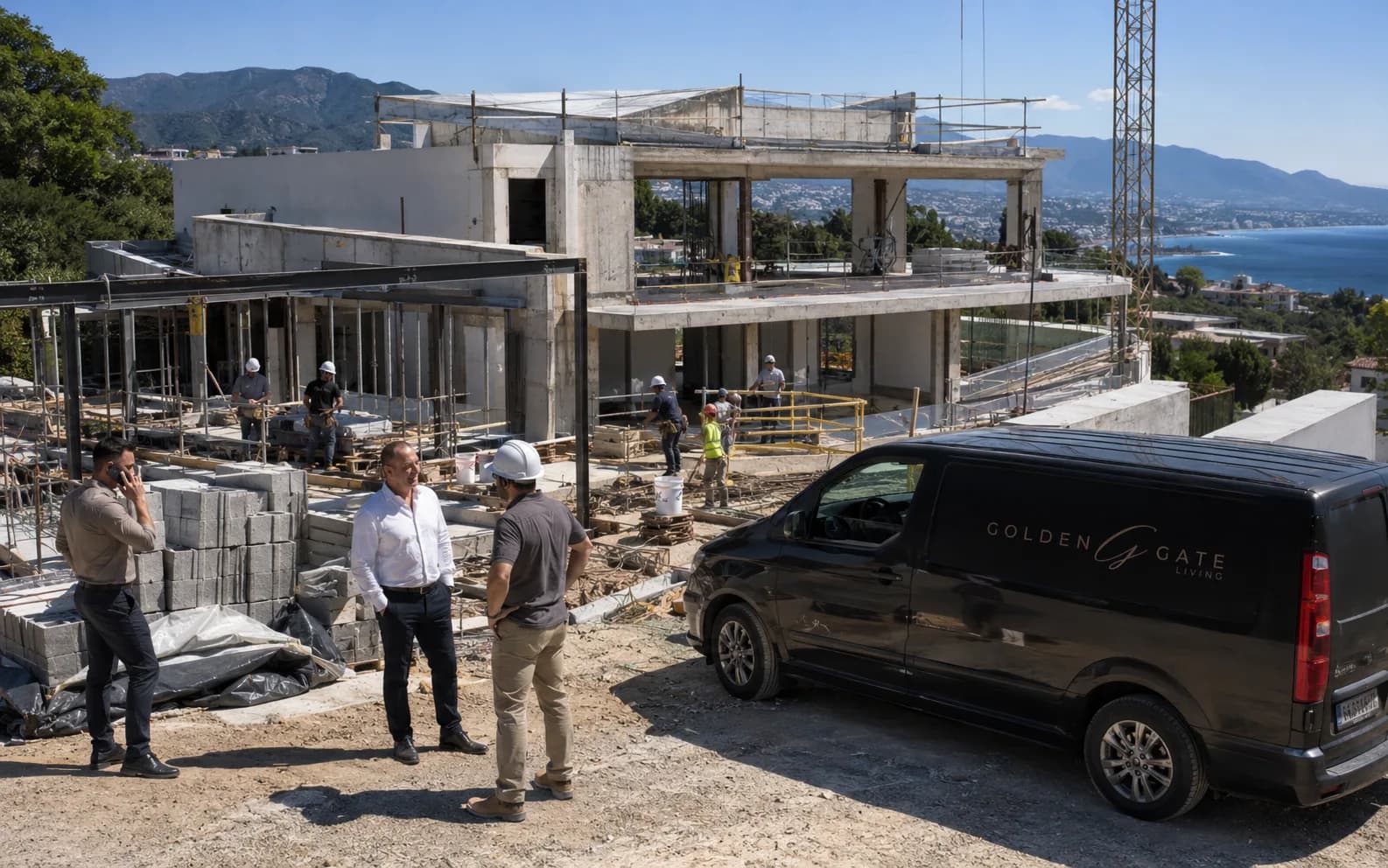 Turnkey construction site management on the Costa del Sol